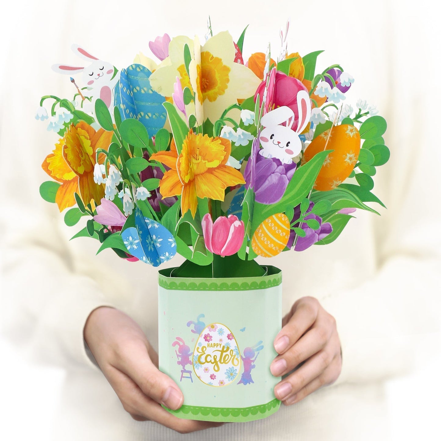 Happy Easter Paper Bouquet