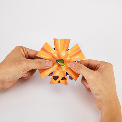 Halloween Pumpkin Pop-Up Card