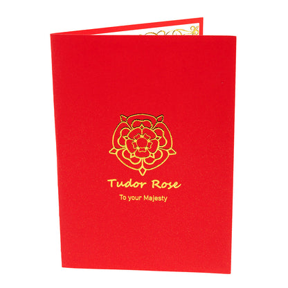 Tudor Rose Pop-Up Card