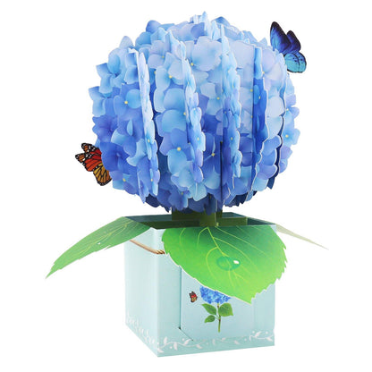 Hydrangea Blossom Pop-Up Card