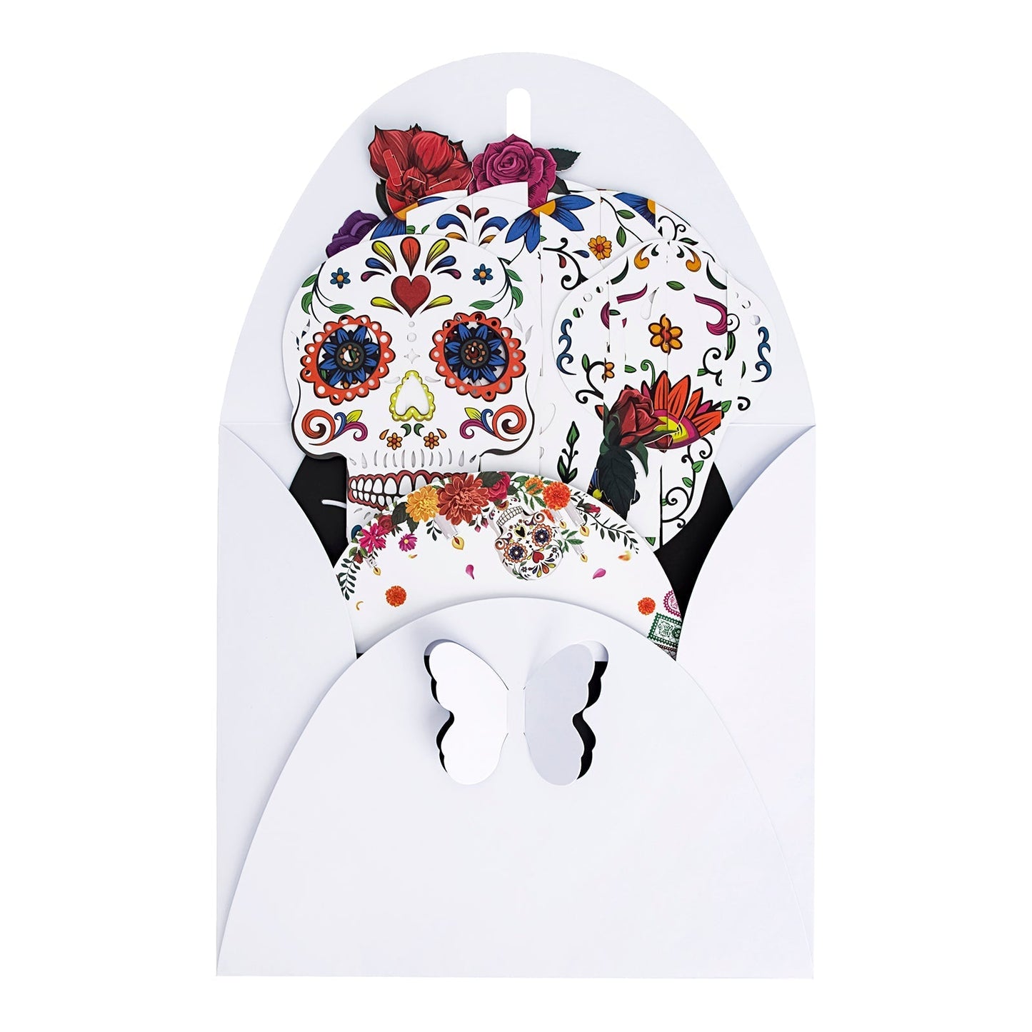 Sugar Skull Pop-Up Card