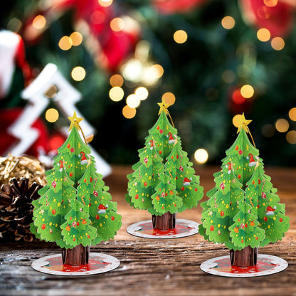 Pop-Up Christmas Tree Ornament Set 5 Pcs