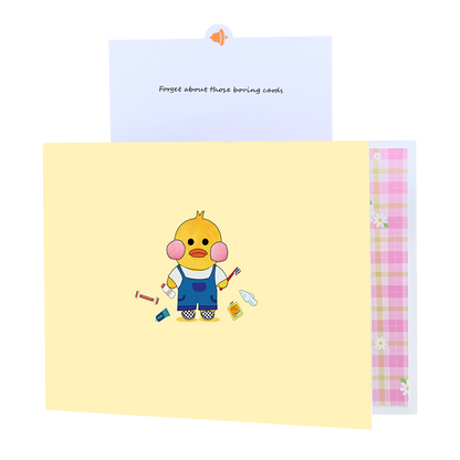 Paper Duck Pop-Up Card