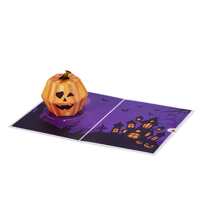 Halloween Pumpkin Pop-Up Card