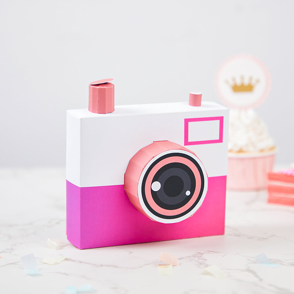 Custom Paper Photo Album Magic Spiral Cube Camera Box