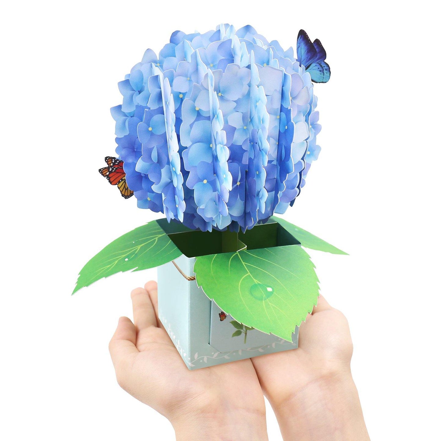 Hydrangea Blossom Pop-Up Card