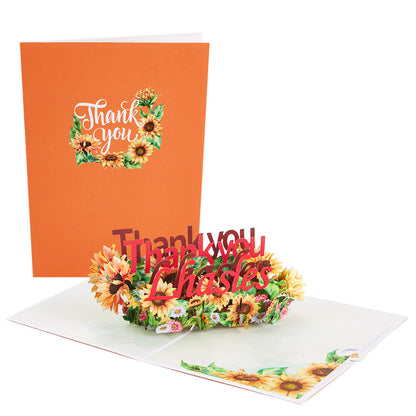 Sunflower Thank You Pop-Up Card