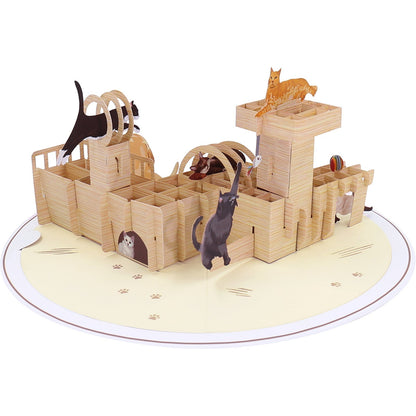 Cat Tree Pop-Up Card