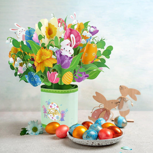 Happy Easter Paper Bouquet