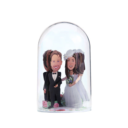 Custom Couples Wedding Pop-Up Gift