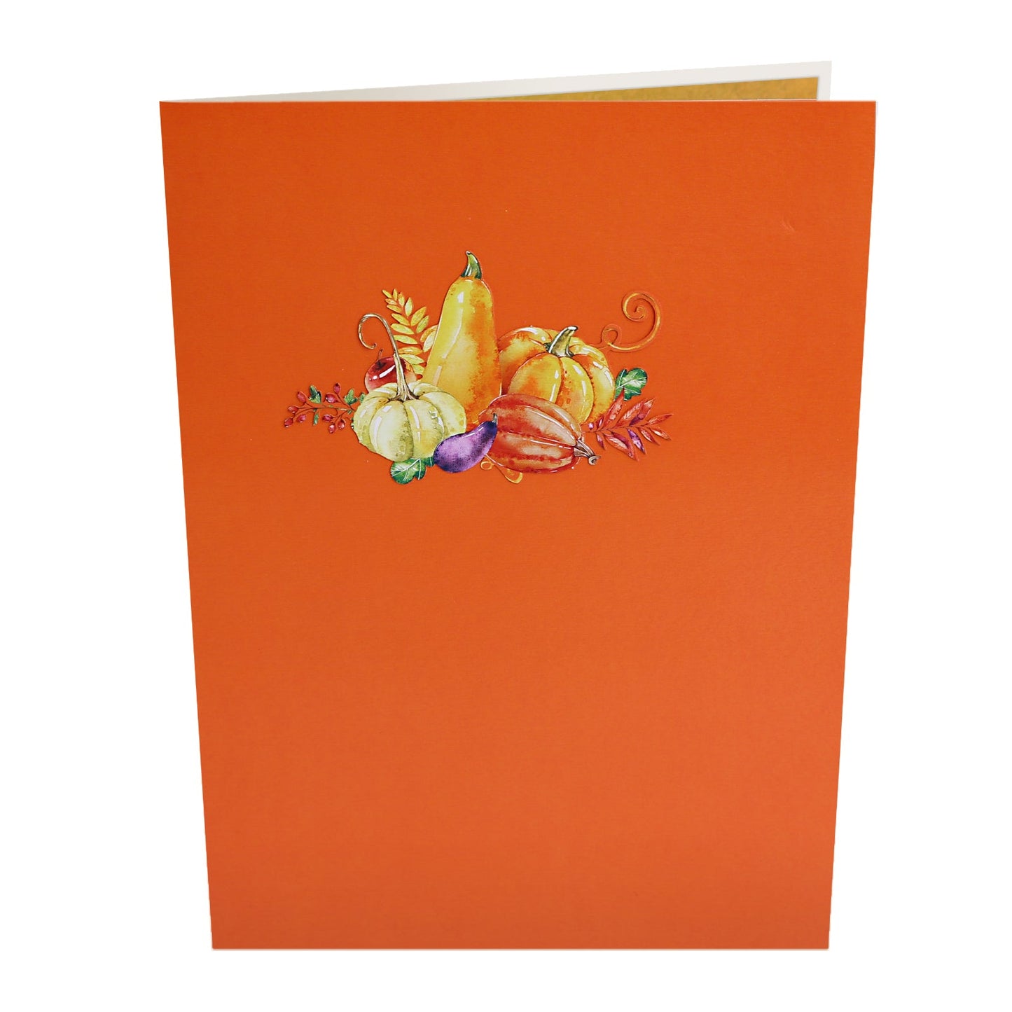 Pumpkin Wheelbarrow Pop-Up Card