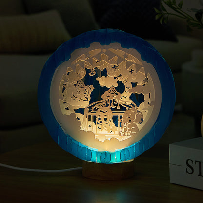 Baby Shower Globe Popup Light for Boy