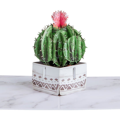 Ball-shaped Cactus Pop-Up Card