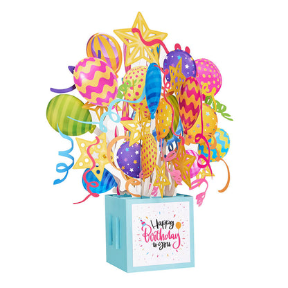 Birthday Balloons Gift Pop-up Box