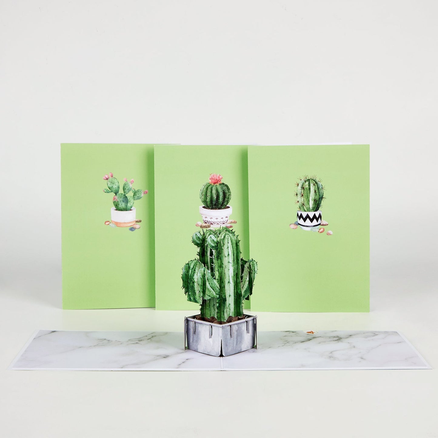 Cactus Pop-Up Cards（4-pack）