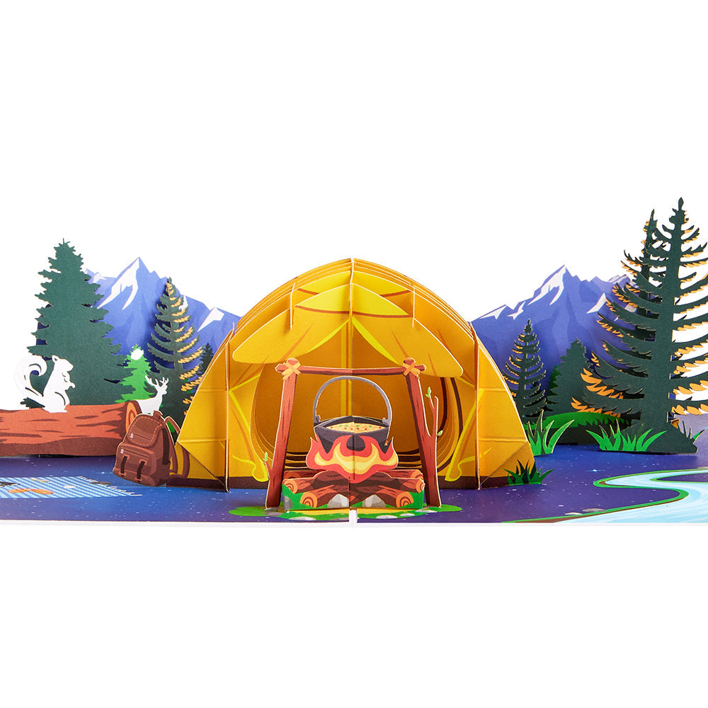 Camping Pop-Up Card