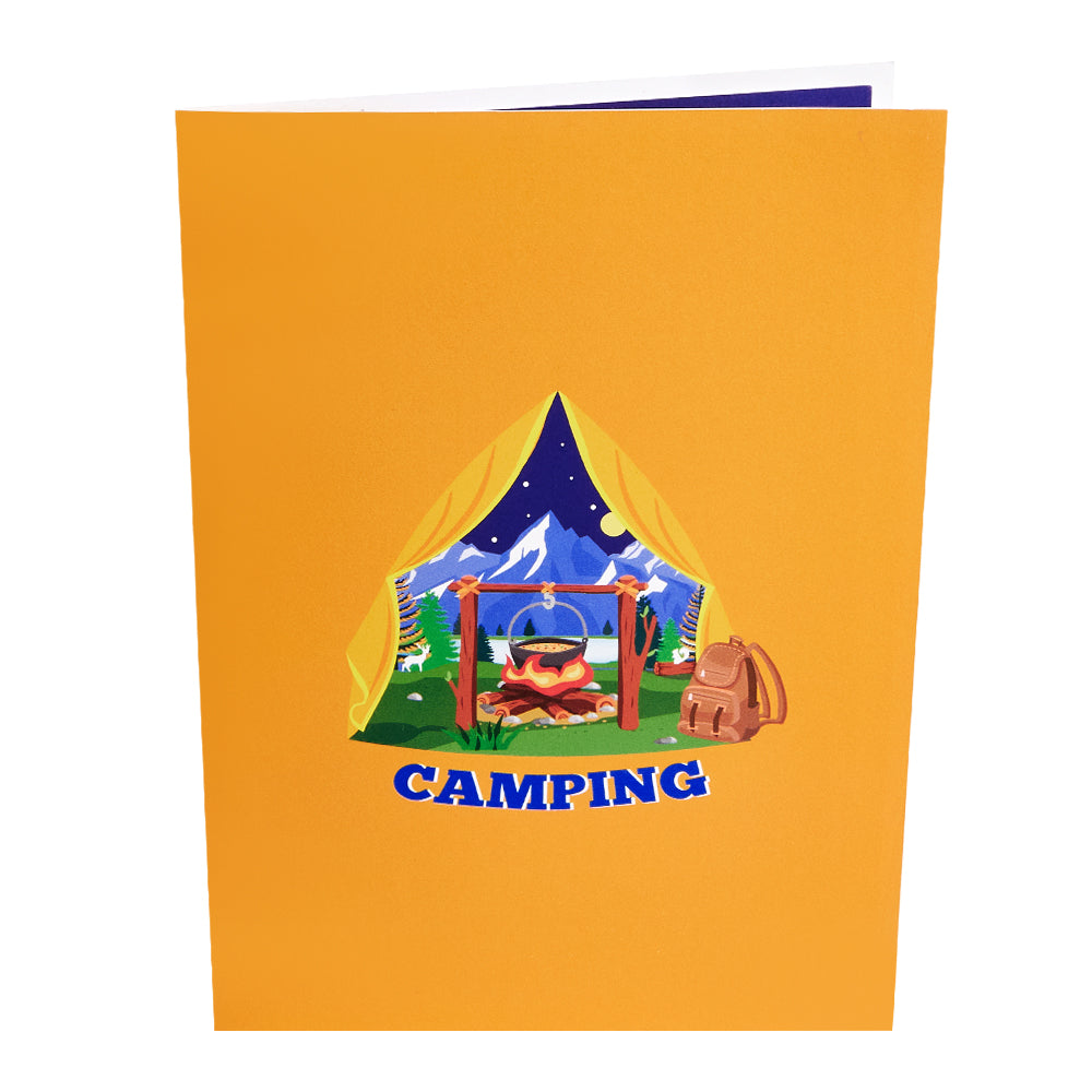 Camping Pop-Up Card