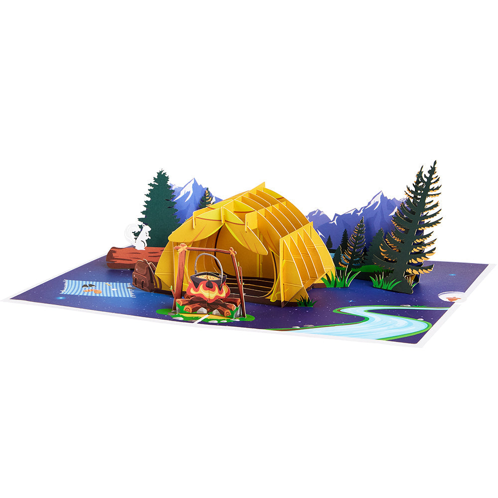 Camping Pop-Up Card