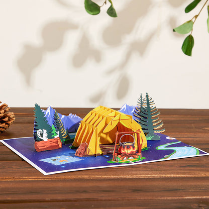 Camping Pop-Up Card