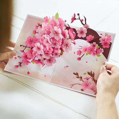 Cherry Blossom Pop-Up Card