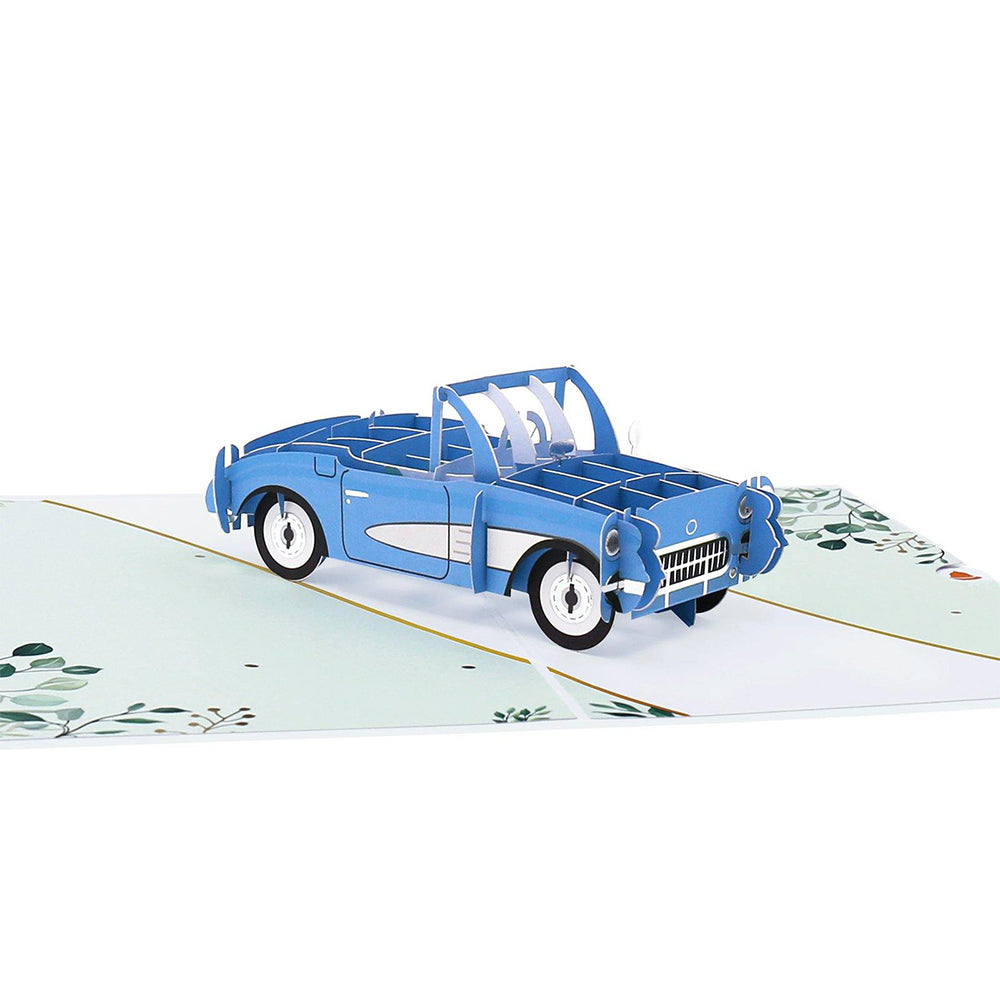 Classic Car Pop-Up Card