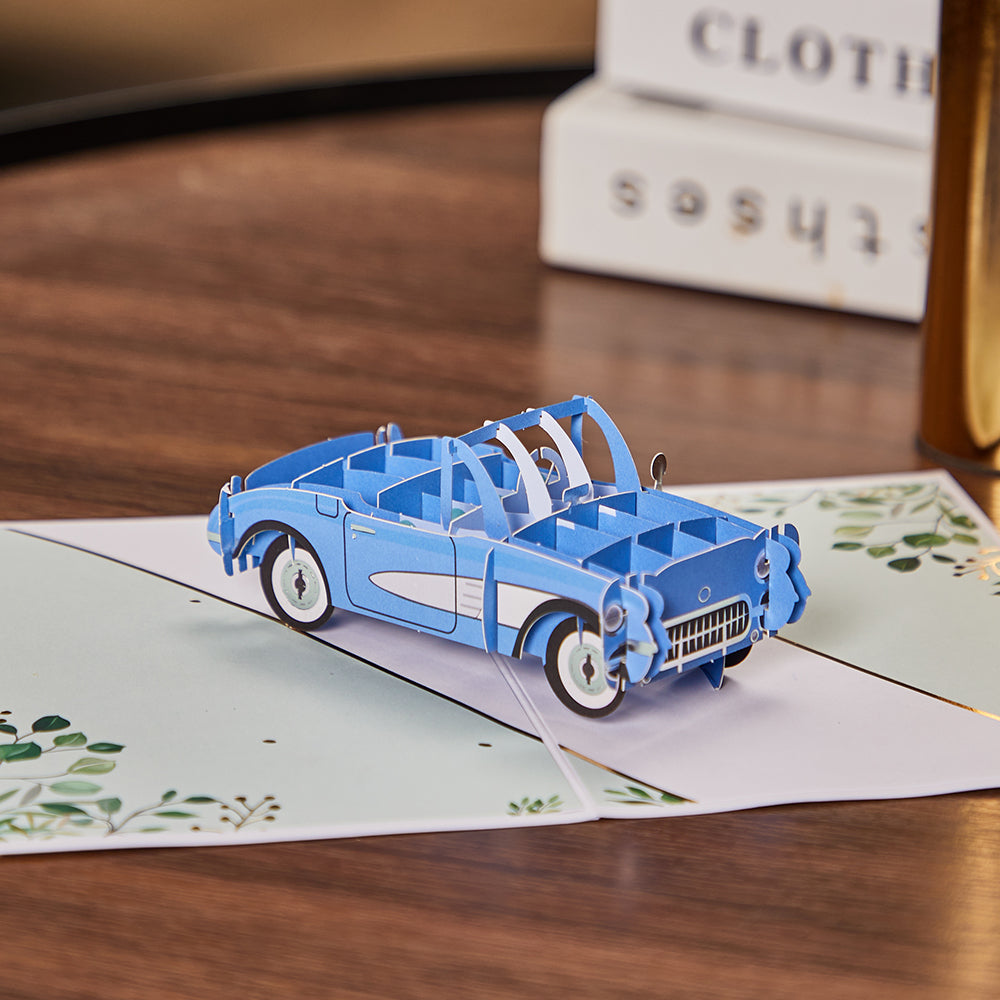 Classic Car Pop-Up Card