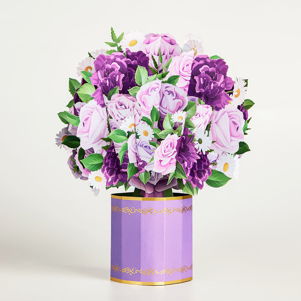 Color Me Purple Pop-up Flower