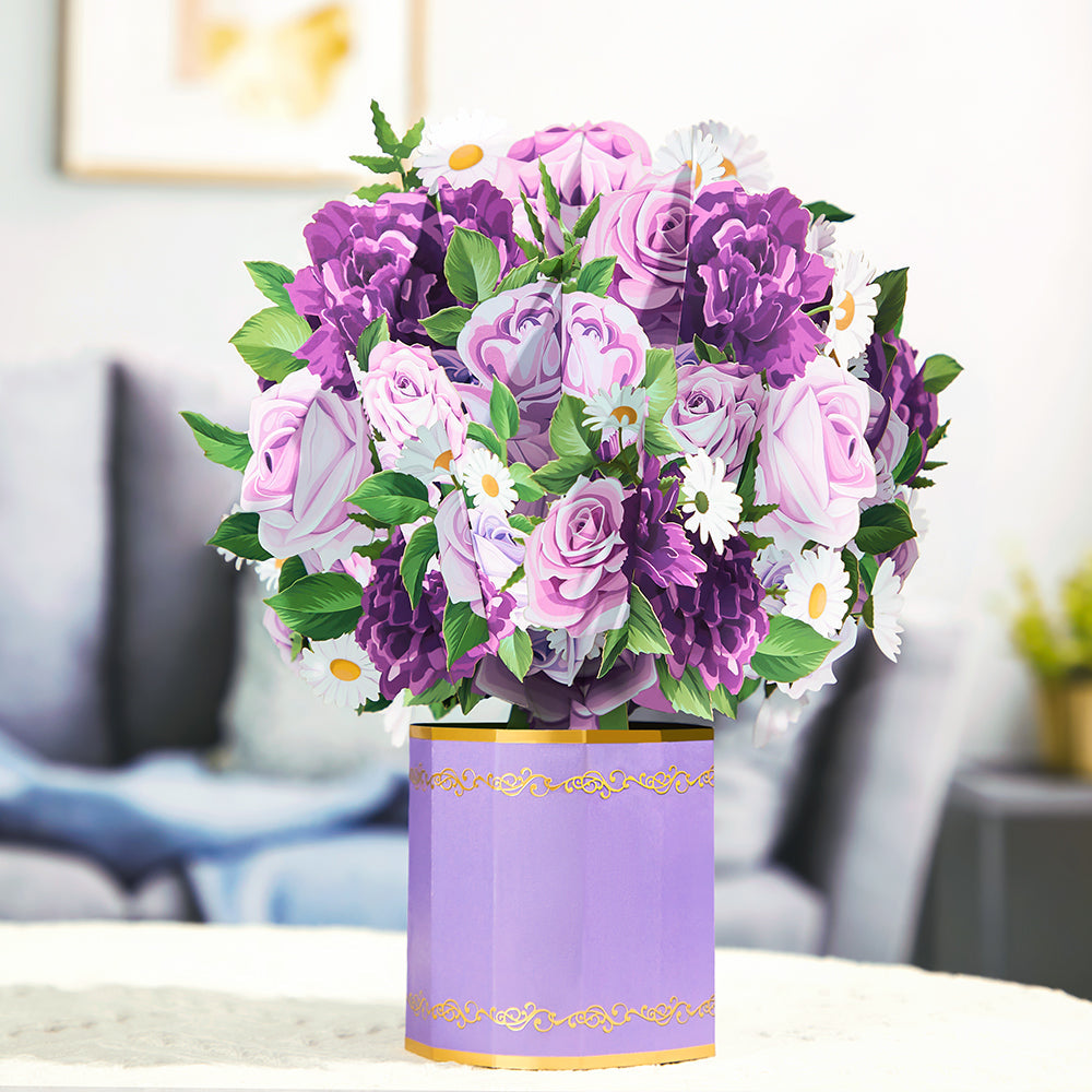 Color Me Purple Pop-up Flower