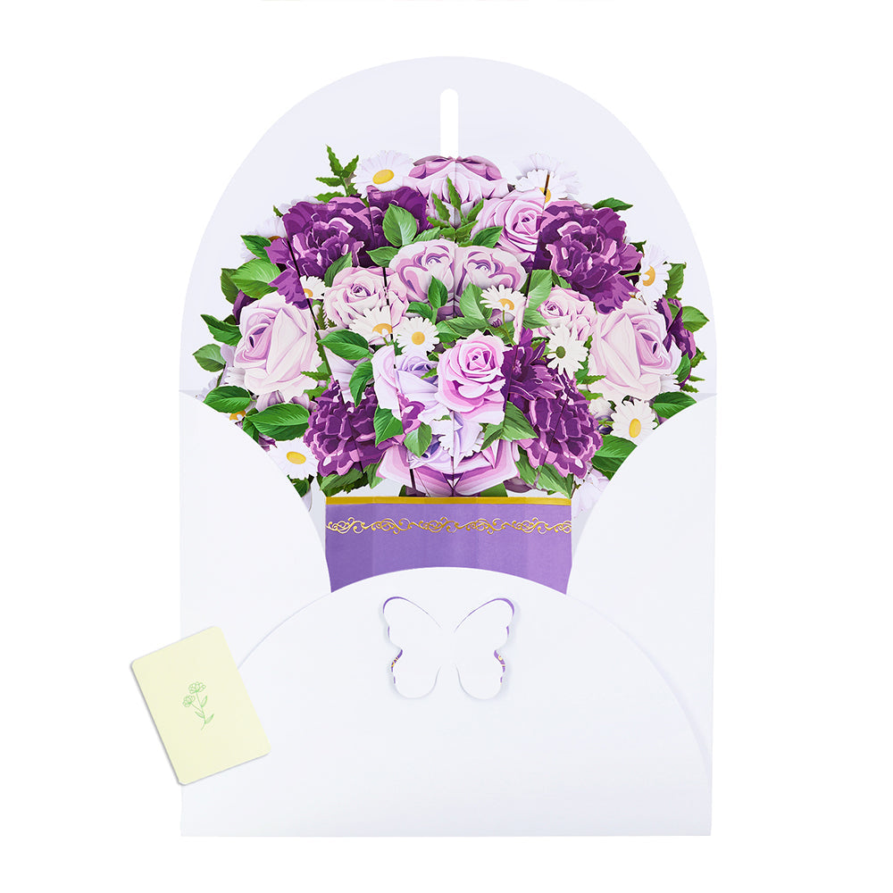 Color Me Purple Pop-up Flower