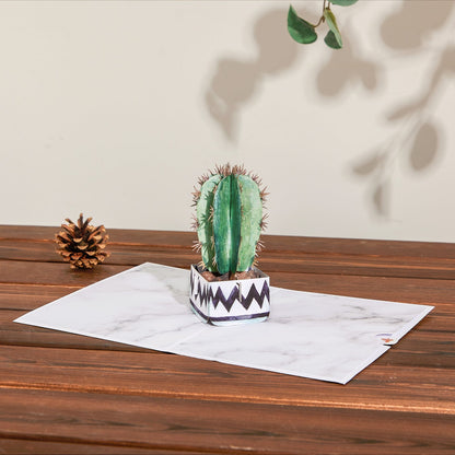 Columnar Cactus Pop-Up Card