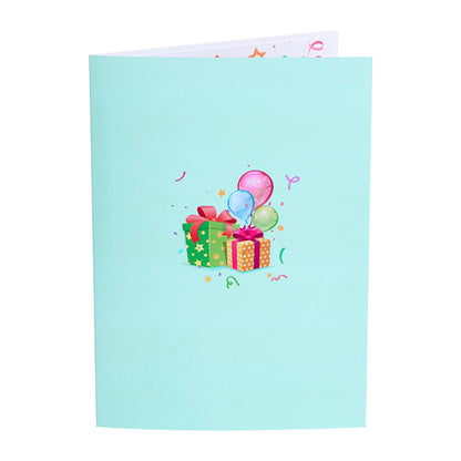 Happy Birthday Lights & Music Pop-Up Card