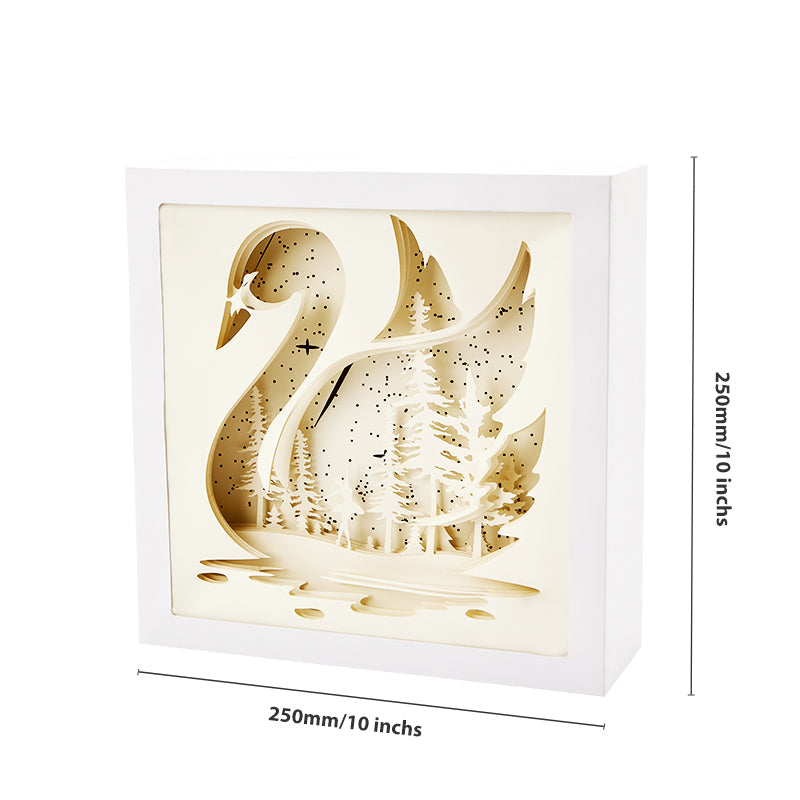    Swan3DPaperCutLightBox4