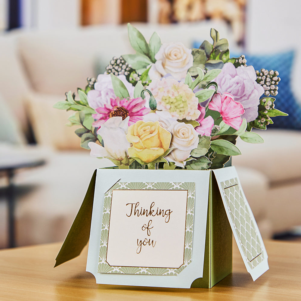 Thinking of You Floral Pop-Up Box Card