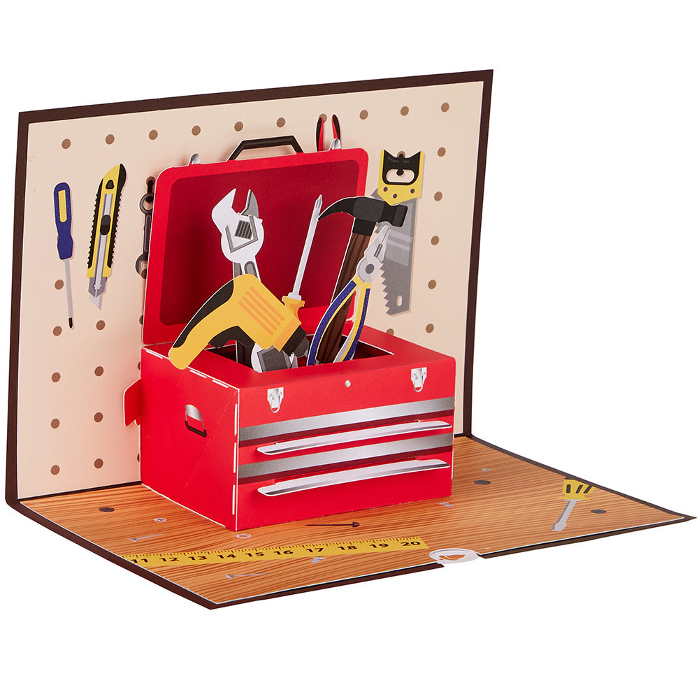 Toolbox Father's Day Pop-Up Card