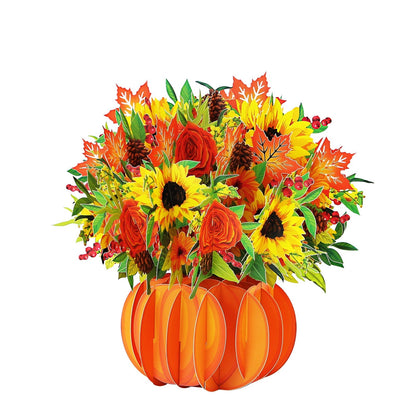 Fall Flower Paper Bouquet