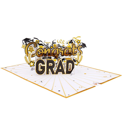 Congrats Graduation Pop-Up Card