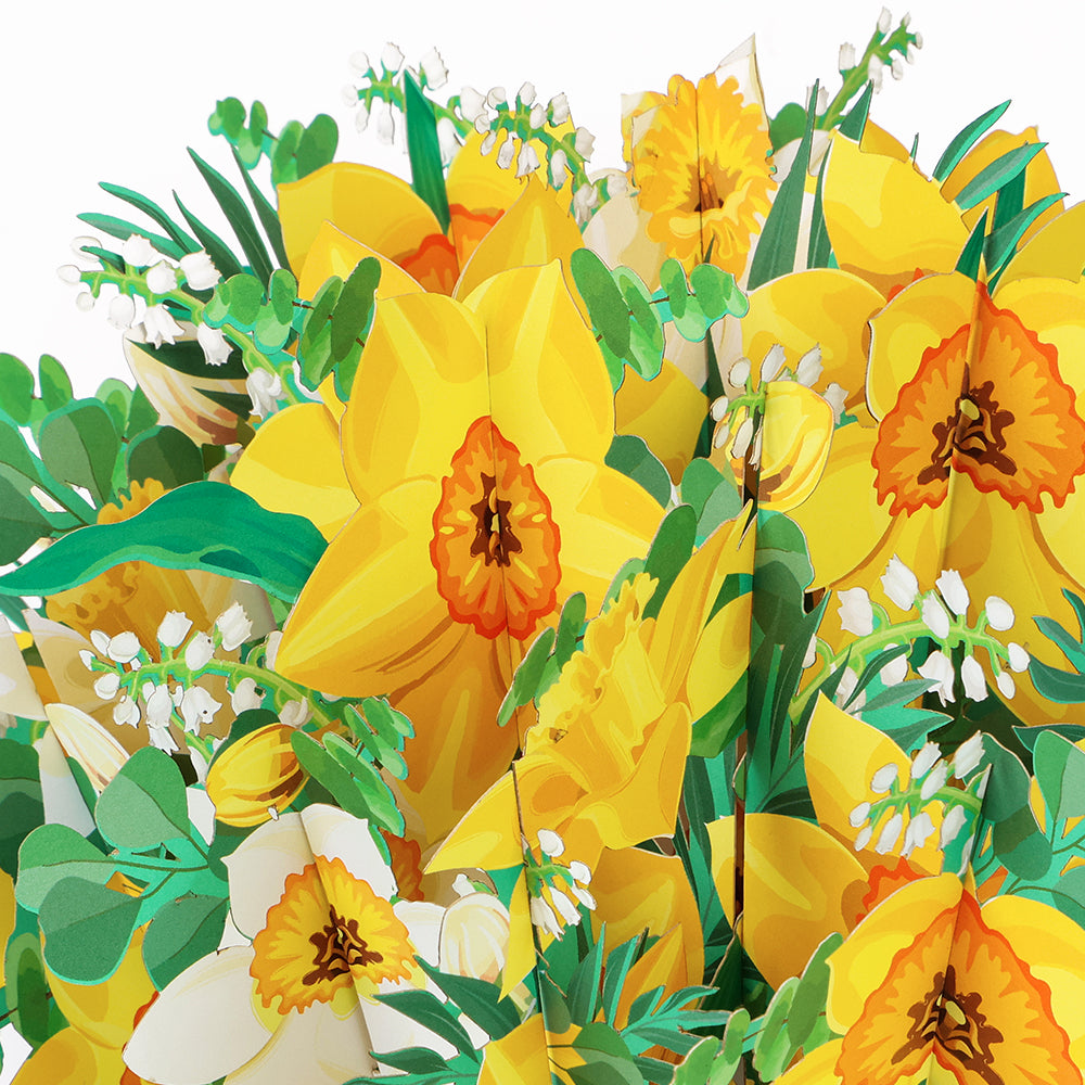 Daffodil Pop-up Flower Bouquet