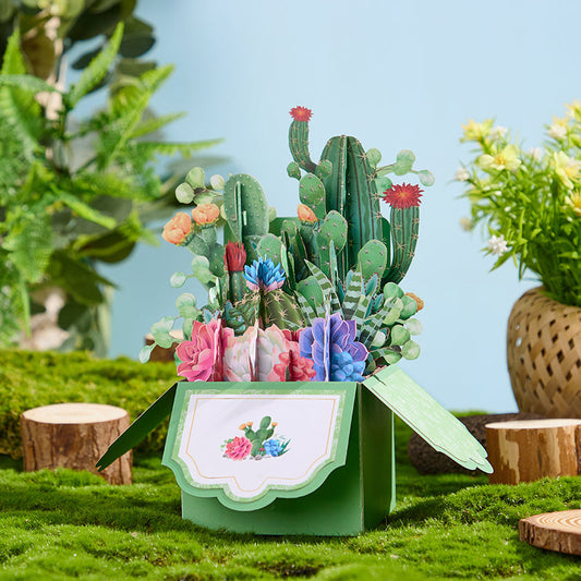 Cactus Pop Up Box Card