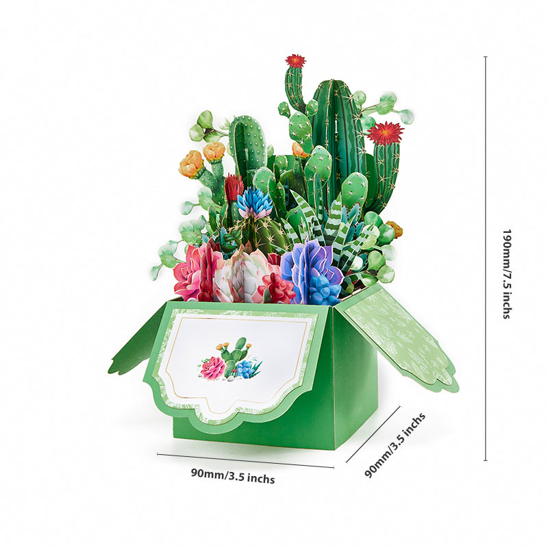 Cactus Pop Up Box Card