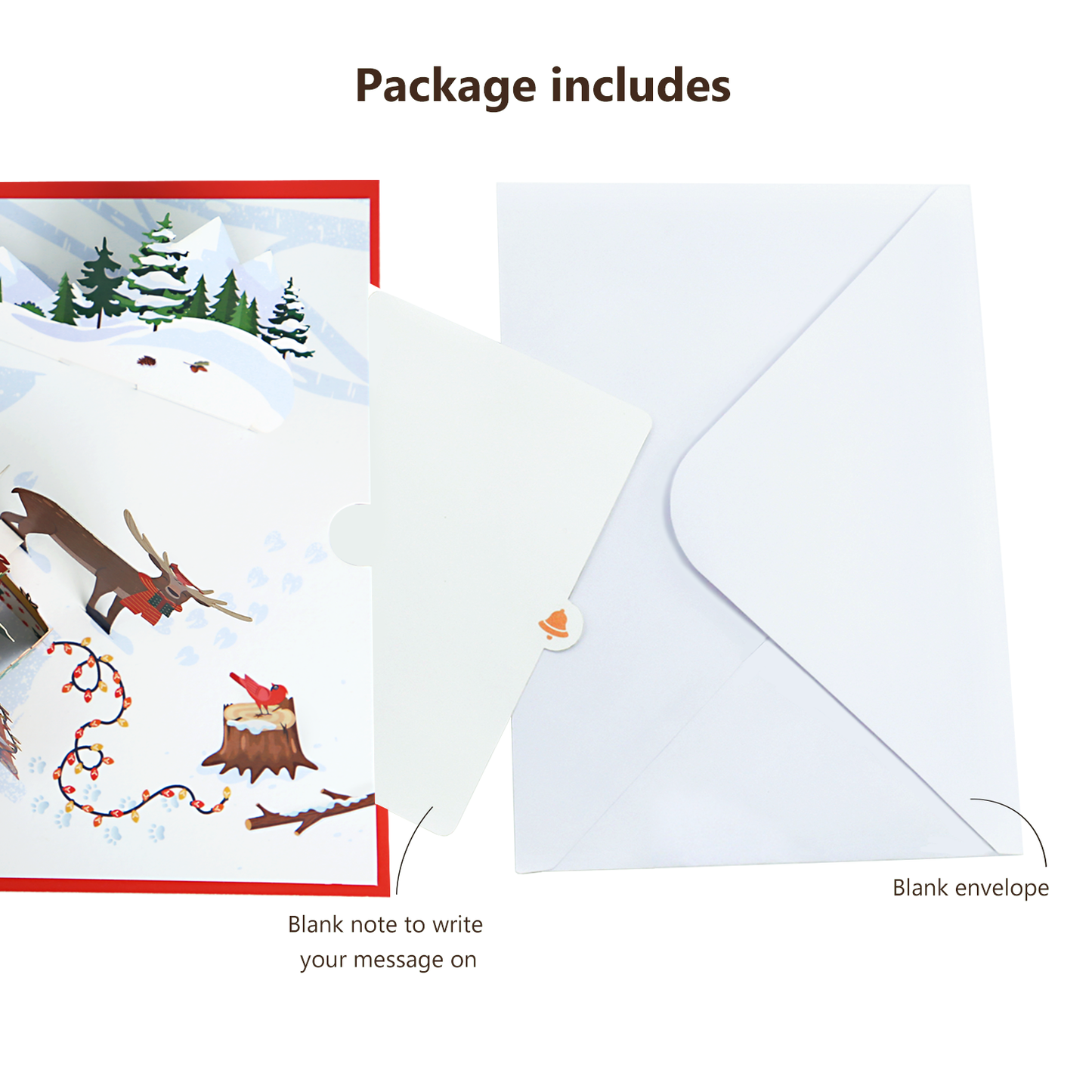 Woodland Christmas Tree Pop-Up Card