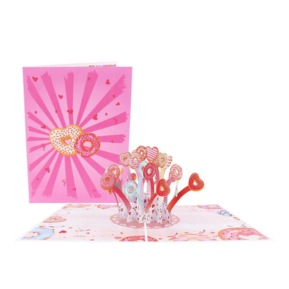 Sweet Donuts Pop-Up Card