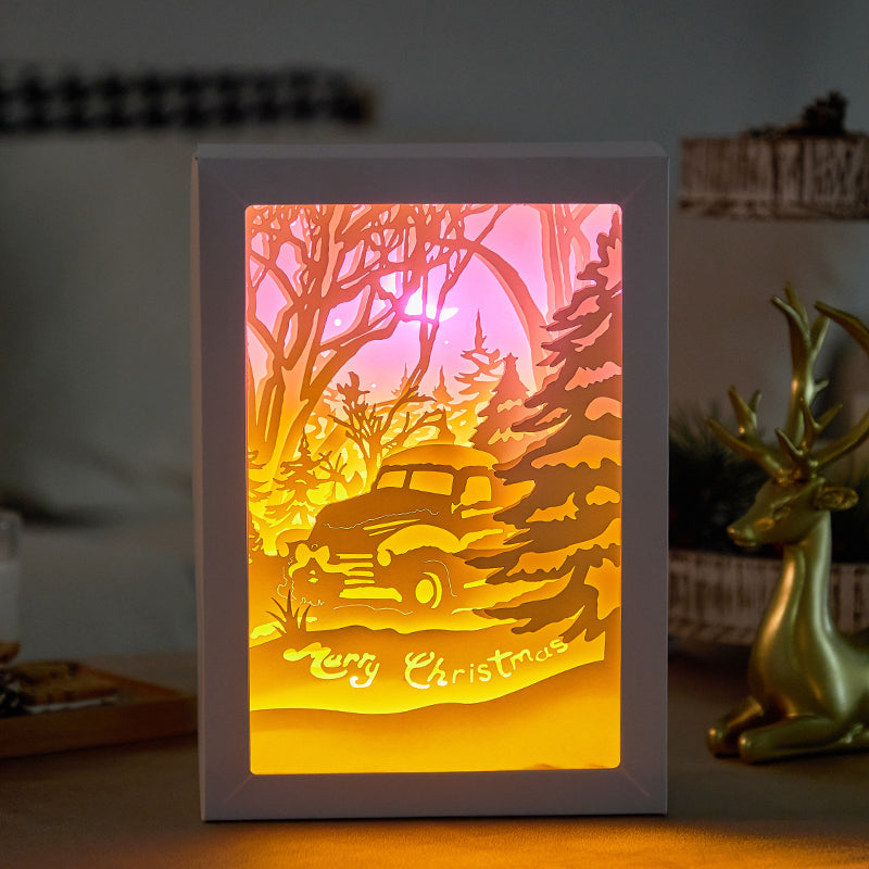 christmas-train-3d-paper-cut-shadow-box