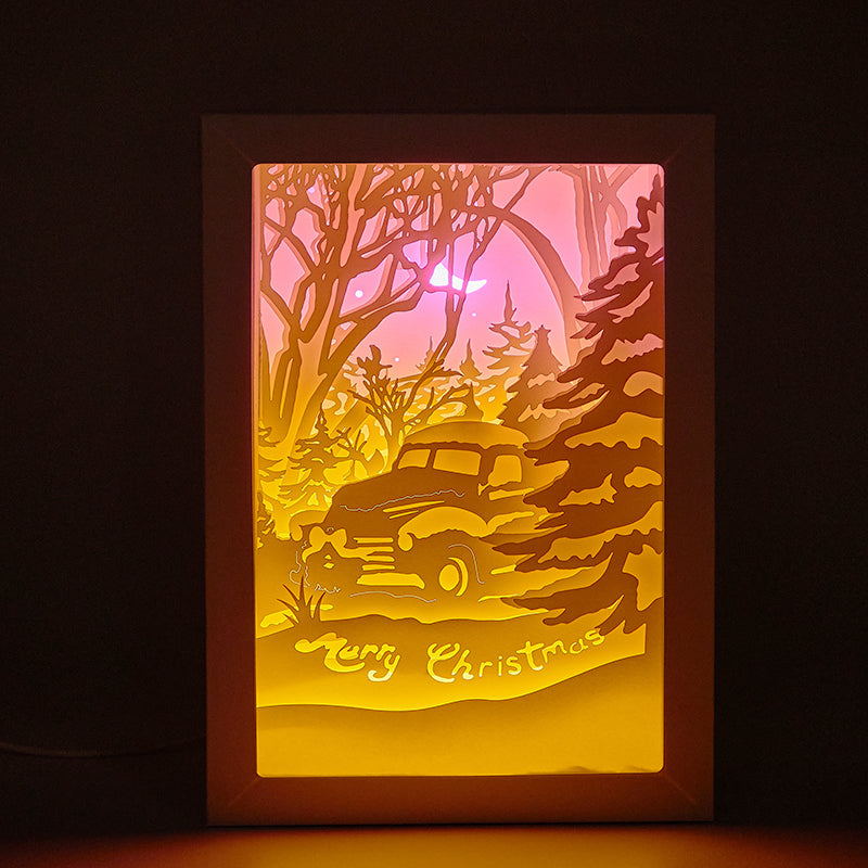 christmas-train-3d-paper-cut-shadow-box