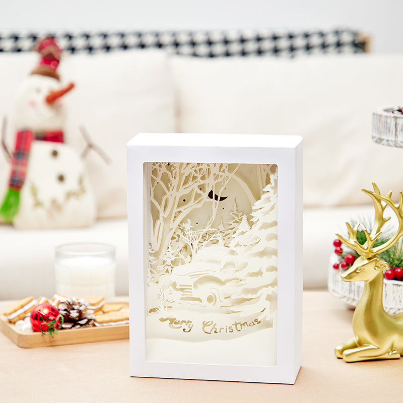 christmas-train-3d-paper-cut-shadow-box