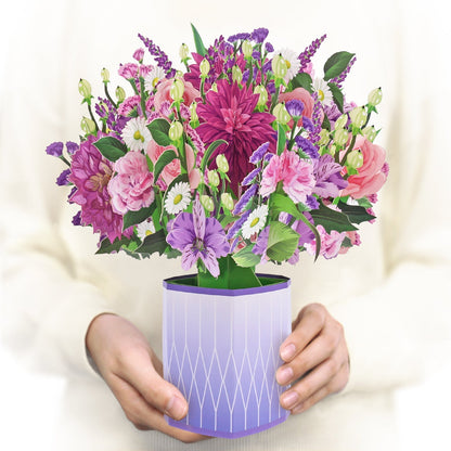 Purple Extravagance Flower Bouquet