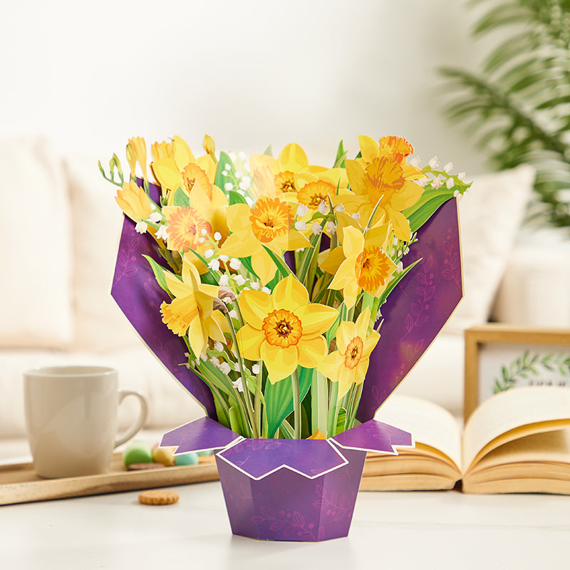 Daffodil Life Sized Bouquet