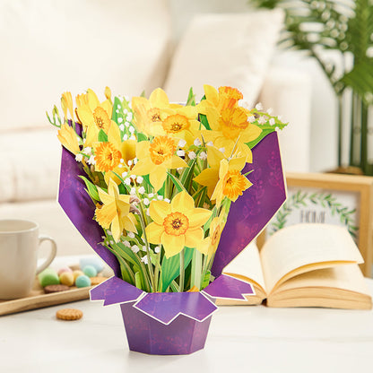 Daffodil Life Sized Bouquet