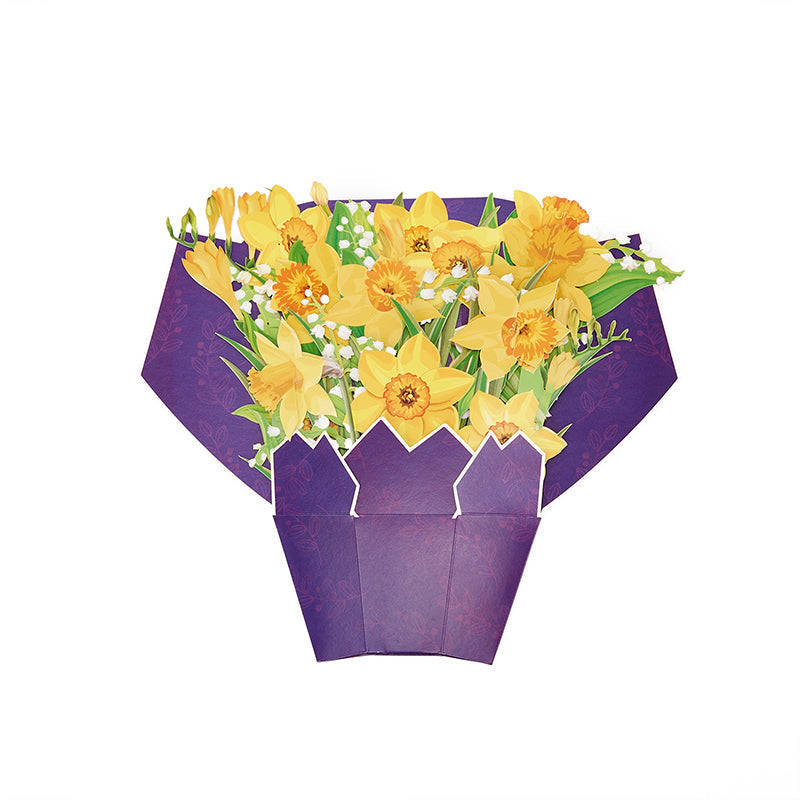 Daffodil Life Sized Bouquet