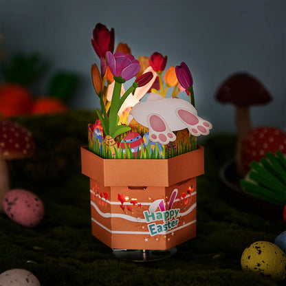 easter-bunny-3d-paper-music-box-