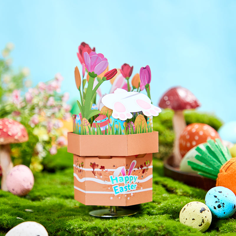 easter-bunny-3d-paper-music-box-